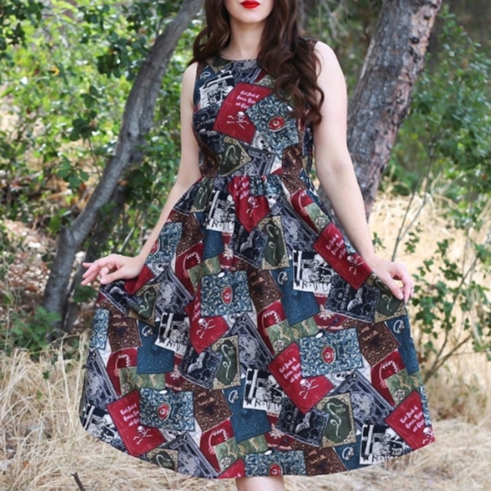 Retrolicios spellbound midi dress